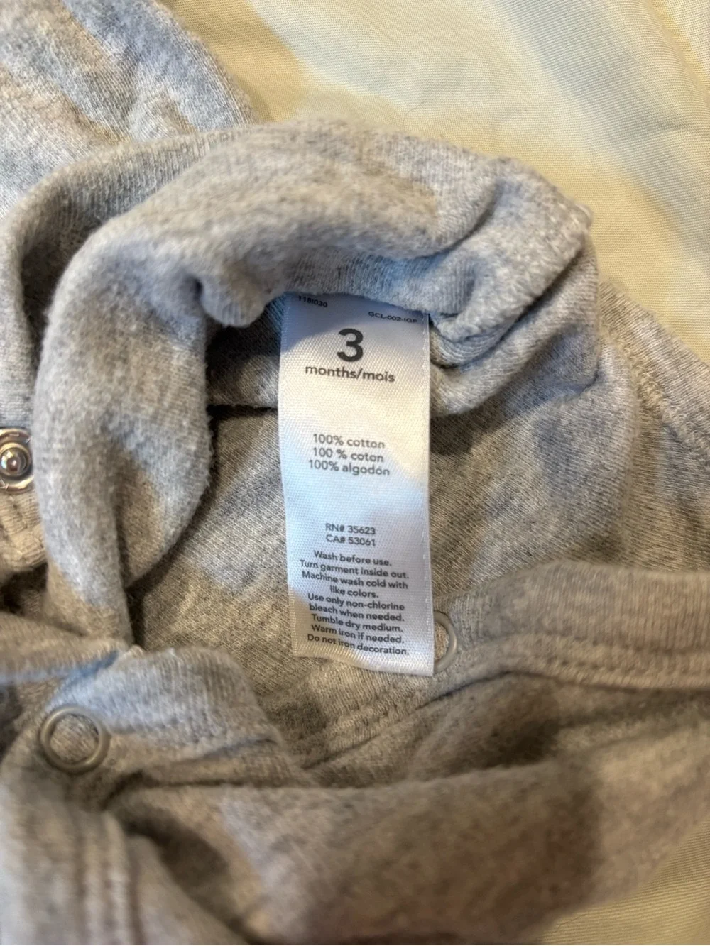 Carter's Gray “Daddy and I Agree… Mommy’s the Best” Onesie